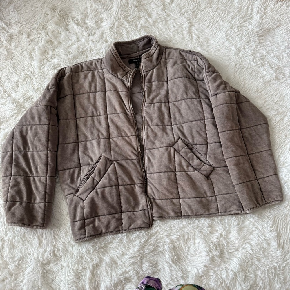 Forever 21 Quilted Brown Jacket